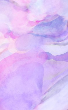 2D çizim. Sanatsal arkaplan resmi. Tablo üzerinde soyut resim. Çağdaş sanat. El yapımı resim. Renkli doku. Modern sanat eserleri. Yüzeyde suluboya fırça darbeleriyle boyama.