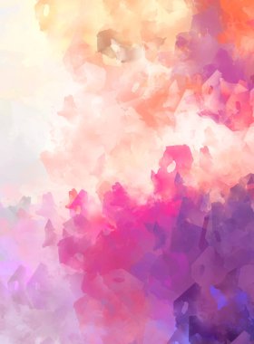 Duvar sanatı Eşsiz ve yaratıcı illüstrasyon. Fırça darbesi ile boyanmış. Renkli fırça darbelerinin soyut arkaplanı. Fırçalanmış canlı duvar kâğıdı. Boyalı sanatsal yaratım.