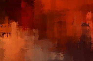 Çapraz vahşi fırça darbeleriyle arka plan. Renkli ve canlı bir tasvir. Boyalı sanat. Yaratıcı soyut resim.