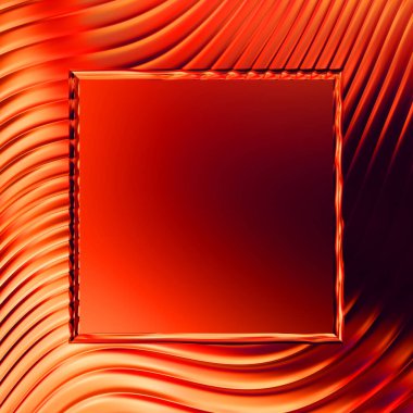 Soyut çerçeveli arkaplan. Renkli, canlı, dalgalı bir duvar kağıdı. Merkezi çerçeveli yaratıcı grafik 2d çizim. Dinamik şekilli modaya uygun sıvı örtüsü.