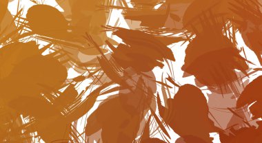 Renkli fırça darbelerinin 2B çizimi. Dekoratif doku resmi. Canlı boya desenli arka plan. Kaotik fırça darbeleri resim.