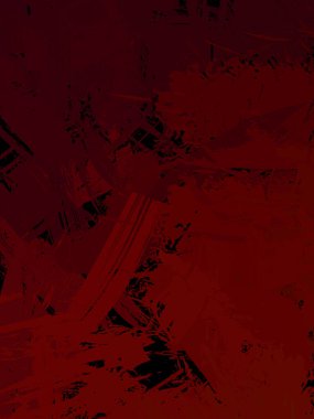 Vahşi fırça darbeleriyle yaratıcı soyut resim. Artistik fırça darbeleriyle donatılmış. Renkli ve canlı bir tasvir. Boyalı sanat.