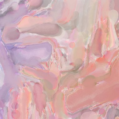 El yapımı sürreal soyut desenli suluboya. Modern sanatsal resim. 2D çizim. Arkaplan boyası karışımı. Yaratıcı duvar sanatı. Çağdaş sanat.