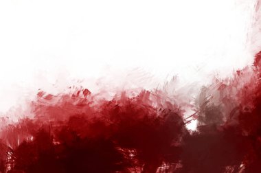 Canlı fırça darbeleriyle boyanmış. Renkli desenli resim. Fırçalanmış duvar kağıdını boya.