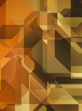 Renkli ve canlı geometrik şekiller katmanları var. Bir teknoloji planının dijital illüstrasyonu. Gelecekçi tasarım şablonu.