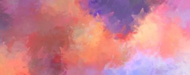 Sanatsal soyut arkaplan. Doku boyalı duvar kağıdı. Boya darbeleriyle yaratıcı bir illüstrasyon. Fırça desenli resim.