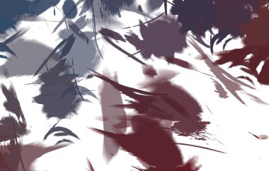 Renkli fırça darbelerinin 2B çizimi. Dekoratif doku resmi. Canlı boya desenli arka plan. Kaotik fırça darbeleri resim.