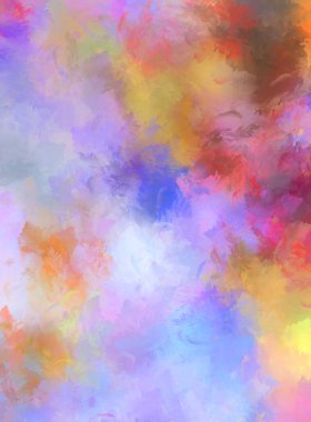 Sanatsal canlılık ve renkli duvar kağıdı. Taranmış Soyut Arkaplan. Fırça darbeli resim. 