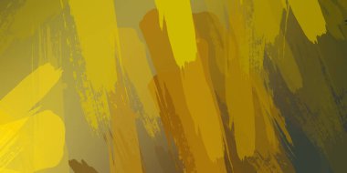 Renkli fırça darbelerinin soyut arkaplanı. Fırçalanmış canlı duvar kâğıdı. Resmedilmiş sanatsal bir eser. Eşsiz ve yaratıcı illüstrasyon. Fırça darbesi ile boyanmış. Duvar sanatı.