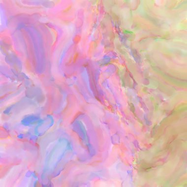 El yapımı sürreal soyut desenli suluboya. Modern sanatsal resim. 2D çizim. Arkaplan boyası karışımı. Yaratıcı duvar sanatı. Çağdaş sanat.