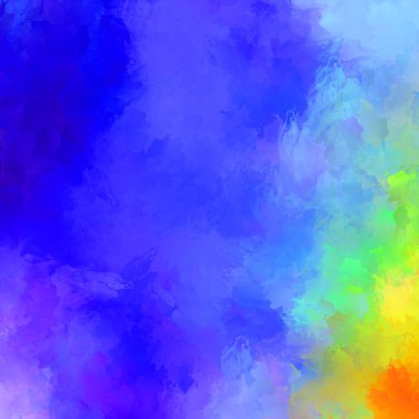 Boya darbeleri. 2D İllüstrasyon. Taranmış Boyalı Soyut Arkaplan. Fırça darbesi ile boyanmış. Modern sanat.