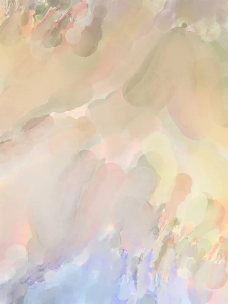 Watercolor Abstract Painting Pastel Colors Soft Color Painted Illustration Calming — Stock Photo, Image