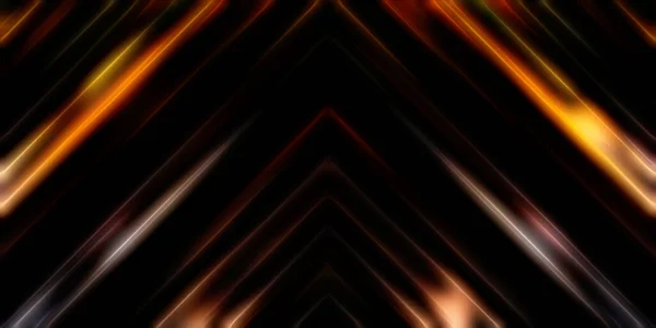 Abstract Shining Geometric Lights Background Fractal Symmetric Graphic Illustration Intersecting — Stock Photo, Image