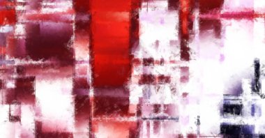 Modern sanat. Renkli çağdaş sanat eserleri. Renkli boya darbeleri. Soyut arkaplanda fırça darbeleri. Fırça boyası. Eşsiz duvar sanatı.