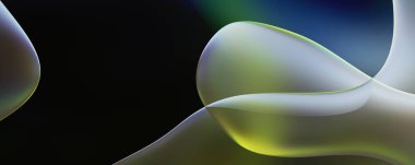 Soyut arkaplan. Değişken renk değişim dalgaları, dinamik hareketlerle. Işık dalgalarının neon renkli soyut tasarımı. Duvar kağıdı, afiş, arkaplan, kart, kitap illüstrasyonu, web sitesi.