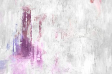 Soyut arkaplanda pürüzlü fırça darbeleri. Fırça boyası. Renkli boya darbeleri. Eşsiz duvar sanatı. Tuvaldeki modern sanat. Renkli çağdaş sanat eserleri. 