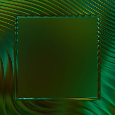 Soyut çerçeveli arkaplan. Renkli, canlı, dalgalı bir duvar kağıdı. Merkezi çerçeveli yaratıcı grafik 2d çizim. Dinamik şekilli modaya uygun sıvı örtüsü.