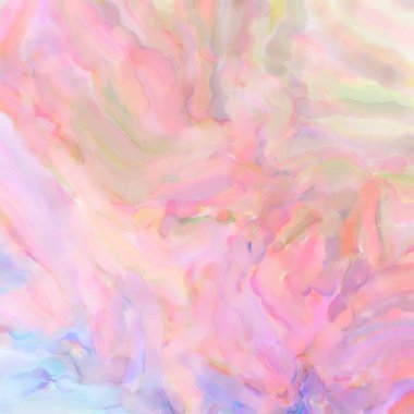 Çağdaş sanat. El işçiliğinin renkli dokusu. Modern resim. Yüzeyde suluboya vuruşlar. Sanatsal arkaplan resmi. Tablo üzerinde soyut resim. Fırça darbeleri.