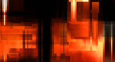 Fütürist soyut geometrik duvar kağıdı. Geometrik renkli şekiller. Dikdörtgen şekilli arka plan. Bir teknolojinin dijital illüstrasyonuName.