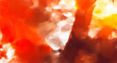 El yapımı sürreal soyut desenli suluboya. Modern sanatsal resim. 2D çizim. Arkaplan boyası karışımı. Yaratıcı duvar sanatı. Çağdaş sanat