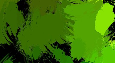 Sanatsal soyut arkaplan. Doku boyalı duvar kağıdı. Boya darbeleriyle yaratıcı bir illüstrasyon. Fırça desenli resim.