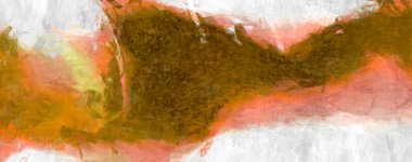 Soyut arkaplanda pürüzlü fırça darbeleri. Fırça boyası. Renkli boya darbeleri. Eşsiz duvar sanatı. Tuvaldeki modern sanat. Renkli çağdaş sanat eserleri. 