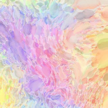 El yapımı sürreal soyut desenli suluboya. Modern sanatsal resim. 2D çizim. Arkaplan boyası karışımı. Yaratıcı duvar sanatı. Çağdaş sanat.