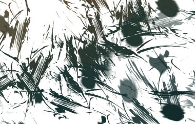 Renkli fırça darbelerinin 2B çizimi. Dekoratif doku resmi. Canlı boya desenli arka plan. Kaotik fırça darbeleri resim.