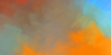 Canlı boya desenli arka plan. Renkli fırça darbelerinin 2B çizimi. Dekoratif doku resmi. Boyalı arkaplan.