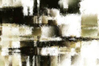 Modern sanat. Renkli çağdaş sanat eserleri. Renkli boya darbeleri. Soyut arkaplanda fırça darbeleri. Fırça boyası. Eşsiz duvar sanatı.