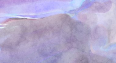 Yumuşak suluboya duvar kağıdı. Hafifçe fırçalanmış renkleri olan sanatsal bir resim. Pastel renkler arkaplana dokunmuş. Soyut duvar sanatı..
