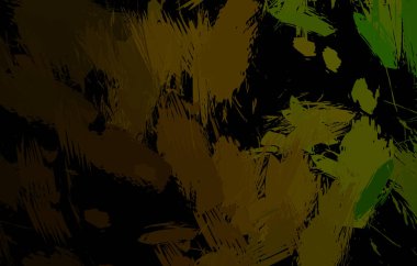 Vahşi fırça darbeleriyle yaratıcı soyut resim. Artistik fırça darbeleriyle donatılmış. Renkli ve canlı bir tasvir. Boyalı sanat.