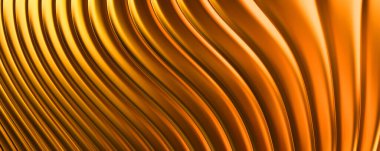 Soyut arkaplan. Renkli dalgalı yansıtıcı duvar kağıdı. Duvar kağıdı, afiş, arkaplan, kart, kitap kapağı veya web sitesi için grafiksel resimleme.