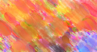 Çağdaş sanat. El yapımı resim. Modern sanat eserleri. Yüzeyde suluboya fırça darbeleriyle resim yapmak. 2D çizim. Sanatsal arkaplan resmi. Tablo üzerinde soyut resim. Renkli doku.