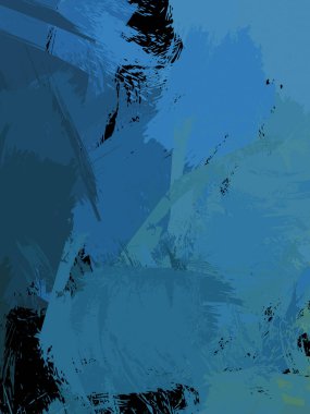 Duvar sanatı Eşsiz ve yaratıcı illüstrasyon. Fırça darbesi ile boyanmış. Renkli fırça darbelerinin soyut arkaplanı. Fırçalanmış canlı duvar kâğıdı. Boyalı sanatsal yaratım.