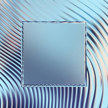 Soyut çerçeveli arkaplan. Renkli, canlı, dalgalı bir duvar kağıdı. Merkezi çerçeveli yaratıcı grafik 2d çizim. Dinamik şekilli modaya uygun sıvı örtüsü.