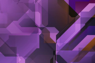 Dinamik bileşime sahip minimalist düz stil içinde modayı takip eden geometrik soyut arkaplan. 