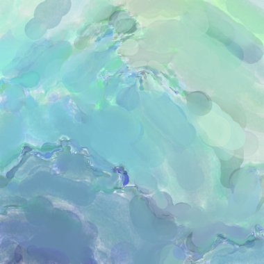 El yapımı sürreal soyut desenli suluboya. Modern sanatsal resim. 2D çizim. Arkaplan boyası karışımı. Yaratıcı duvar sanatı. Çağdaş sanat.