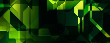 Soyut geometrik duvar kağıdı. Geometrik renkli şekiller. Çokgen arka plan. Bir teknolojinin dijital illüstrasyonuName.