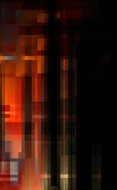 Fütürist soyut geometrik duvar kağıdı. Geometrik renkli şekiller. Dikdörtgen şekilli arka plan. Bir teknolojinin dijital illüstrasyonuName.