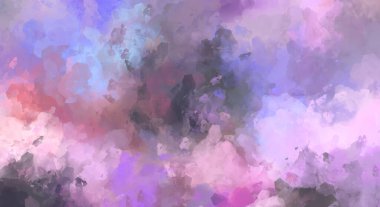 Taranmış Boyalı Soyut Arkaplan. Fırça darbesi ile boyanmış. Sanatsal canlılık ve renkli duvar kağıdı.