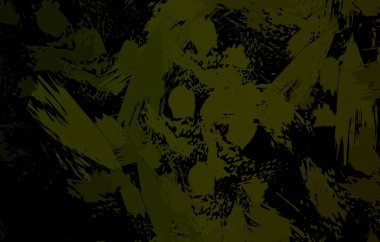 Vahşi fırça darbeleriyle yaratıcı soyut resim. Artistik fırça darbeleriyle donatılmış. Renkli ve canlı bir tasvir. Boyalı sanat.