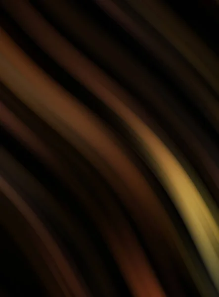 黒の背景にカラフルな滑らかなライン 液体と流体の鮮やかな色の波が暗闇の中で流れる バナー カード カバー ポスター バナー パンフレットのグラフィックイラスト — ストック写真