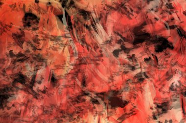 Modern sanat. Taranmış Boyalı Soyut Arkaplan. Fırça darbesi ile boyanmış. Boya darbeleri. 2B Görüntü