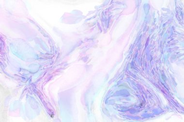 Modern fırça darbeleri. Pastel renklerde suluboya resim. Poster, duvar sanatı, afiş, kart, kitap kapağı veya ambalaj için sakinleştirici kompozisyonun yumuşak renkli çizimi. 