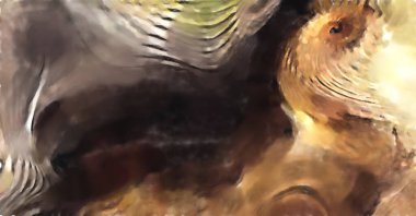 Modern sanat. Renkli çağdaş sanat eserleri. Renkli boya darbeleri. Soyut arkaplanda fırça darbeleri. fırça boyası.