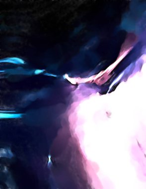 Soyut arkaplanda pürüzlü fırça darbeleri. Fırça boyası. Renkli boya darbeleri. Eşsiz duvar sanatı. Tuvaldeki modern sanat. Renkli çağdaş sanat eserleri. 