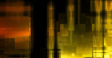 Fütürist soyut geometrik duvar kağıdı. Geometrik renkli şekiller. Dikdörtgen şekilli arka plan. Bir teknolojinin dijital illüstrasyonuName.