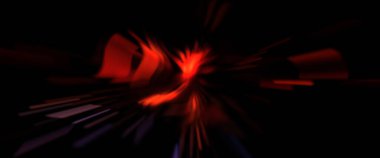 Işık parçacık izleri. Parlayan parçacıkları ve çizgileri olan ışık patlaması yıldızı. Güzel hareketli soyut ışın arkaplanı.