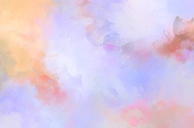 Modern sanat. Taranmış Boyalı Soyut Arkaplan. Fırça darbesi ile boyanmış. Boya darbeleri. 2B Görüntü.